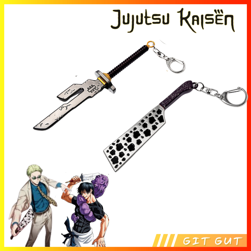 Keychain Gantungan Kunci Jujutsu Kaisen Toji Nanami Weapon Cursed Tool