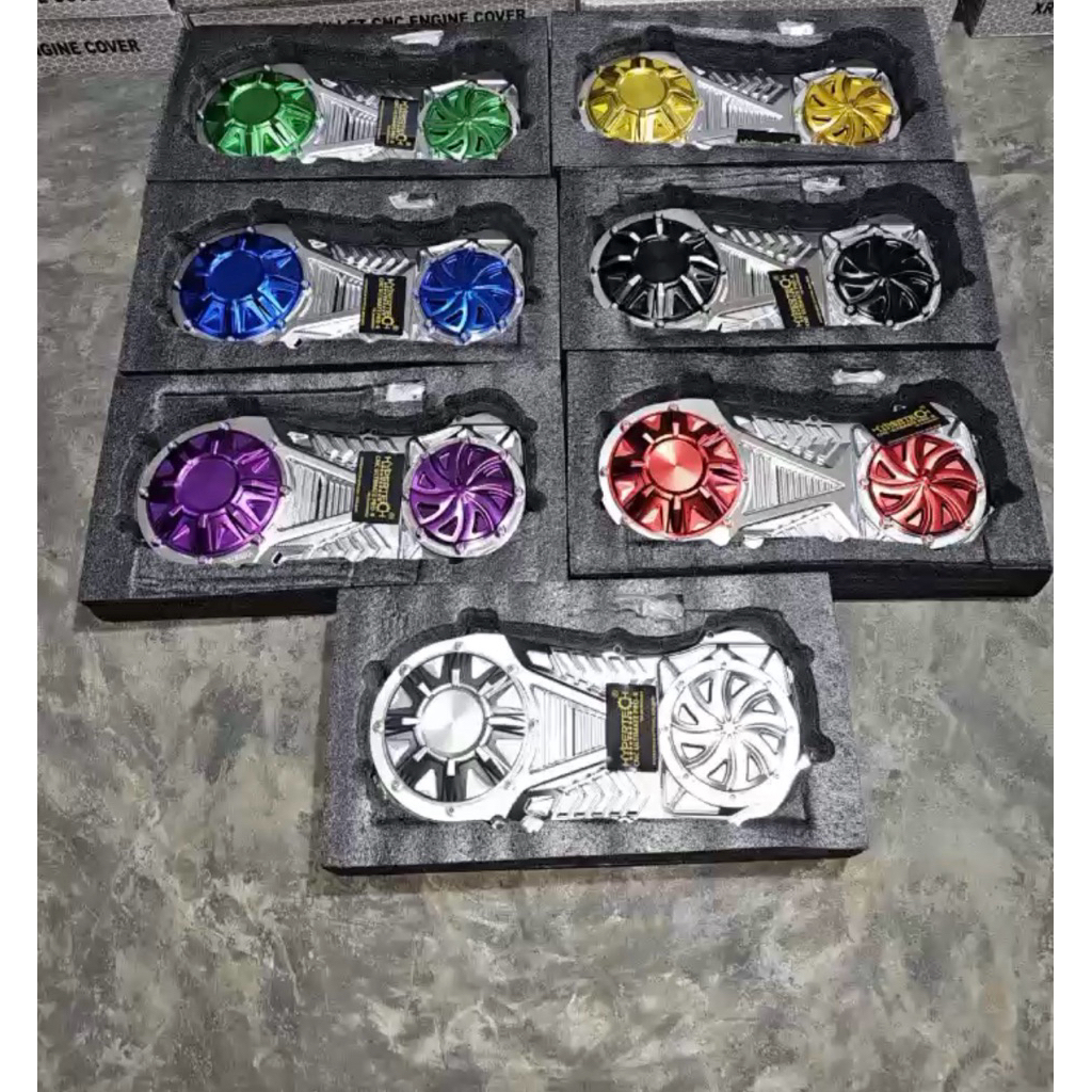 Bak cover cvt billet cnc xr-pro aerox new,nmax new,nmax neo hypertech racing malaysia.