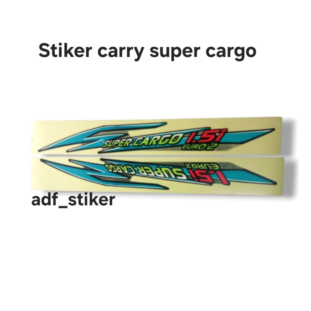 Stiker List body Carry Pick Up Futura 1.5 1500 cc Super Cargo Euro Futura pickup 1.5 / stiker carry 