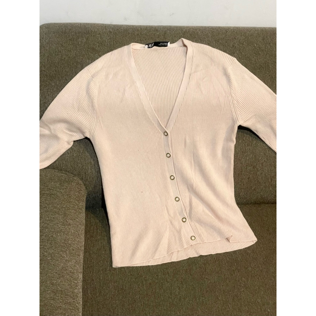 zara knit top preloved