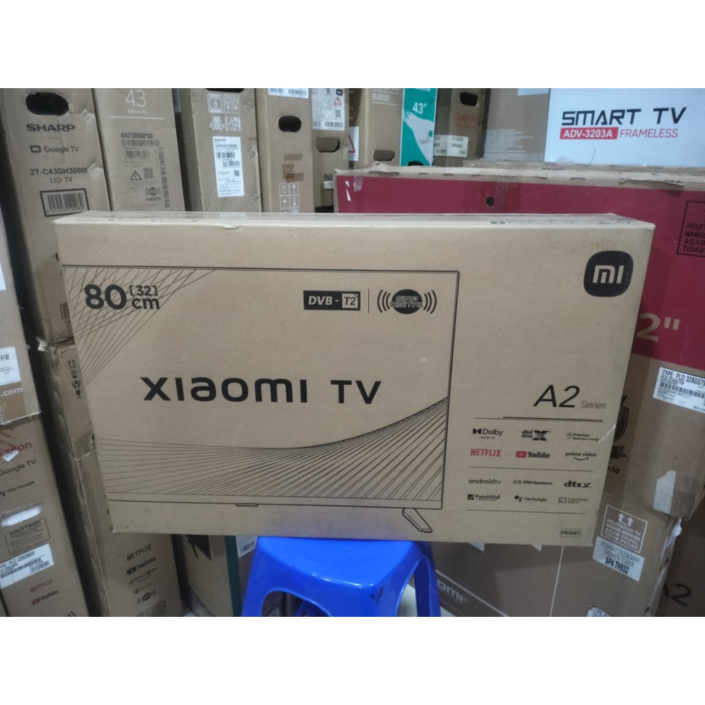 100% BARU TV LED Xiaomi A2 L32M-EAID 32 inci HD Android TV YouTube Digital TV Garansi resmi 1 Years 