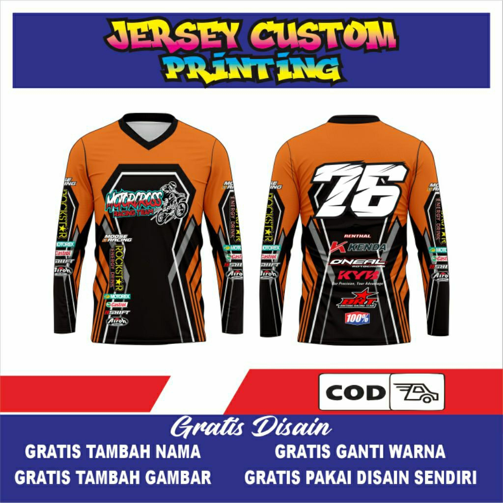 jersey motocross jersey trail custom
