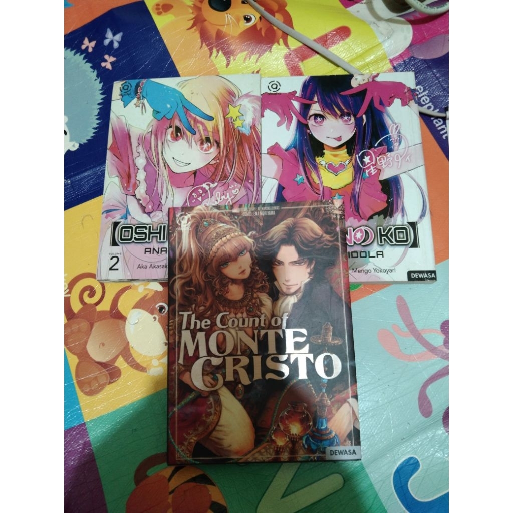 komik count of monte cristo+oshi no ko preloved