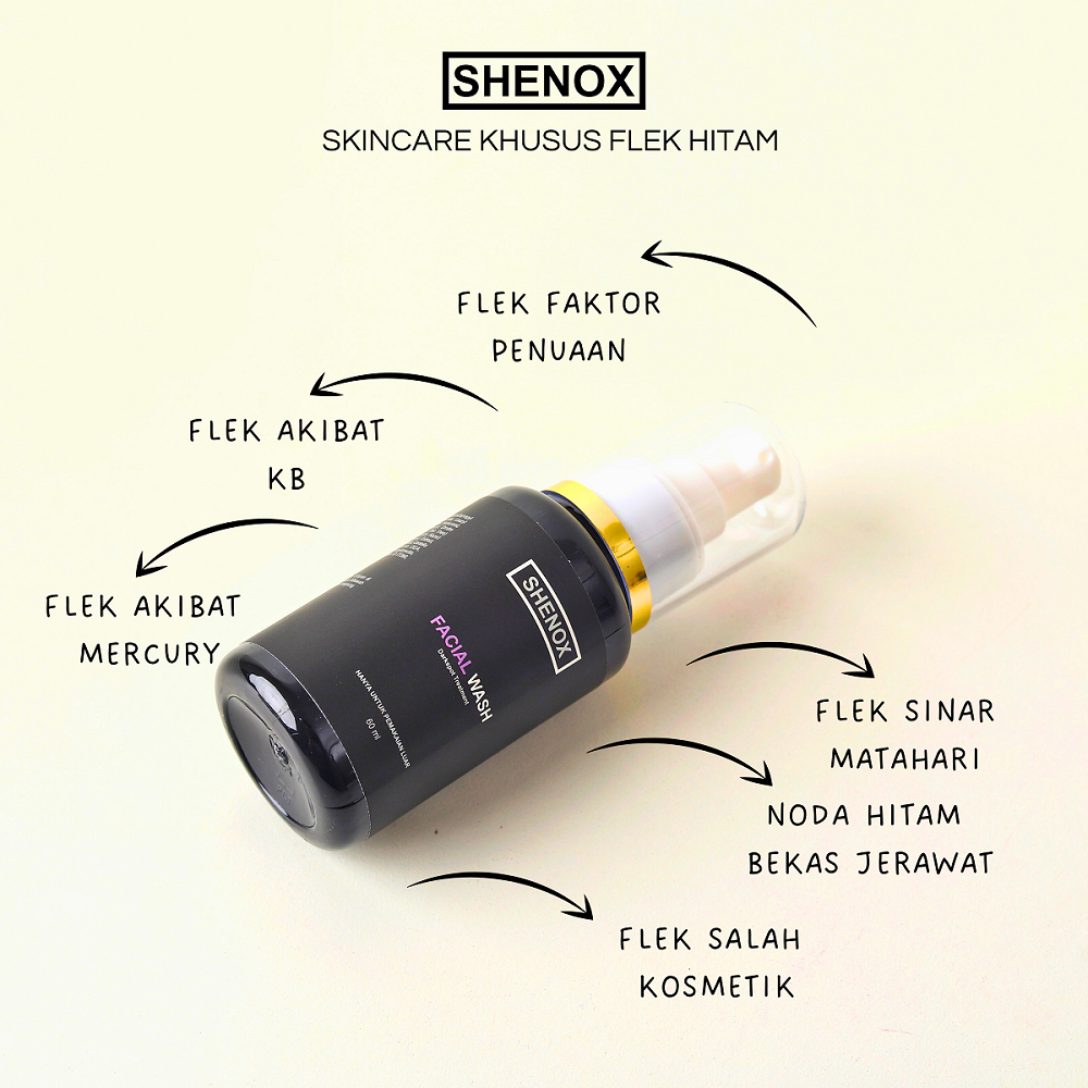 Shenox Skincare Sabun Flek Hitam Membandel Resmi BPOM