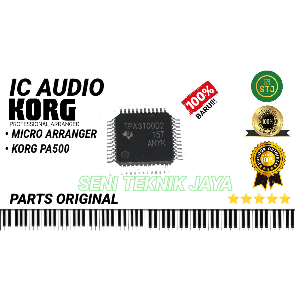 IC AUDIO KORG MICRO ARRANGER PA500 BARU ORIGINAL