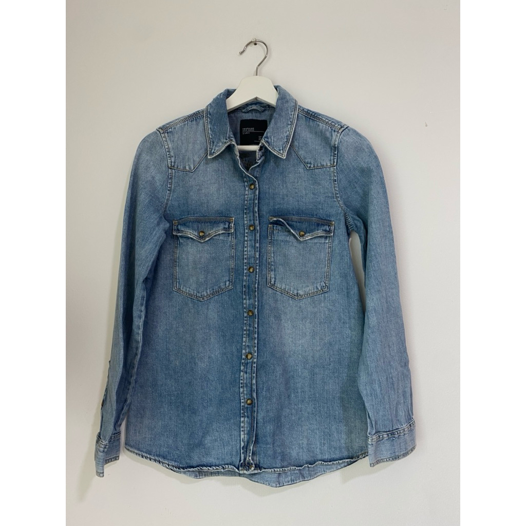 Preloved denim shirt - zara