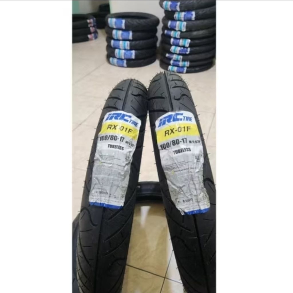Ban Luar IRC TUBELESS 100/80-17 RX-01F - BAN DEPAN CB150 CBR150 VIXION GSX R15