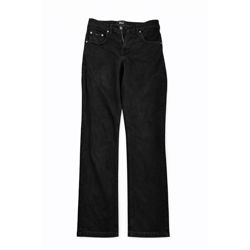 Preloved Celana Jeans Soft Slimfit Hitam Merk West Jeans Original Jual Rugi