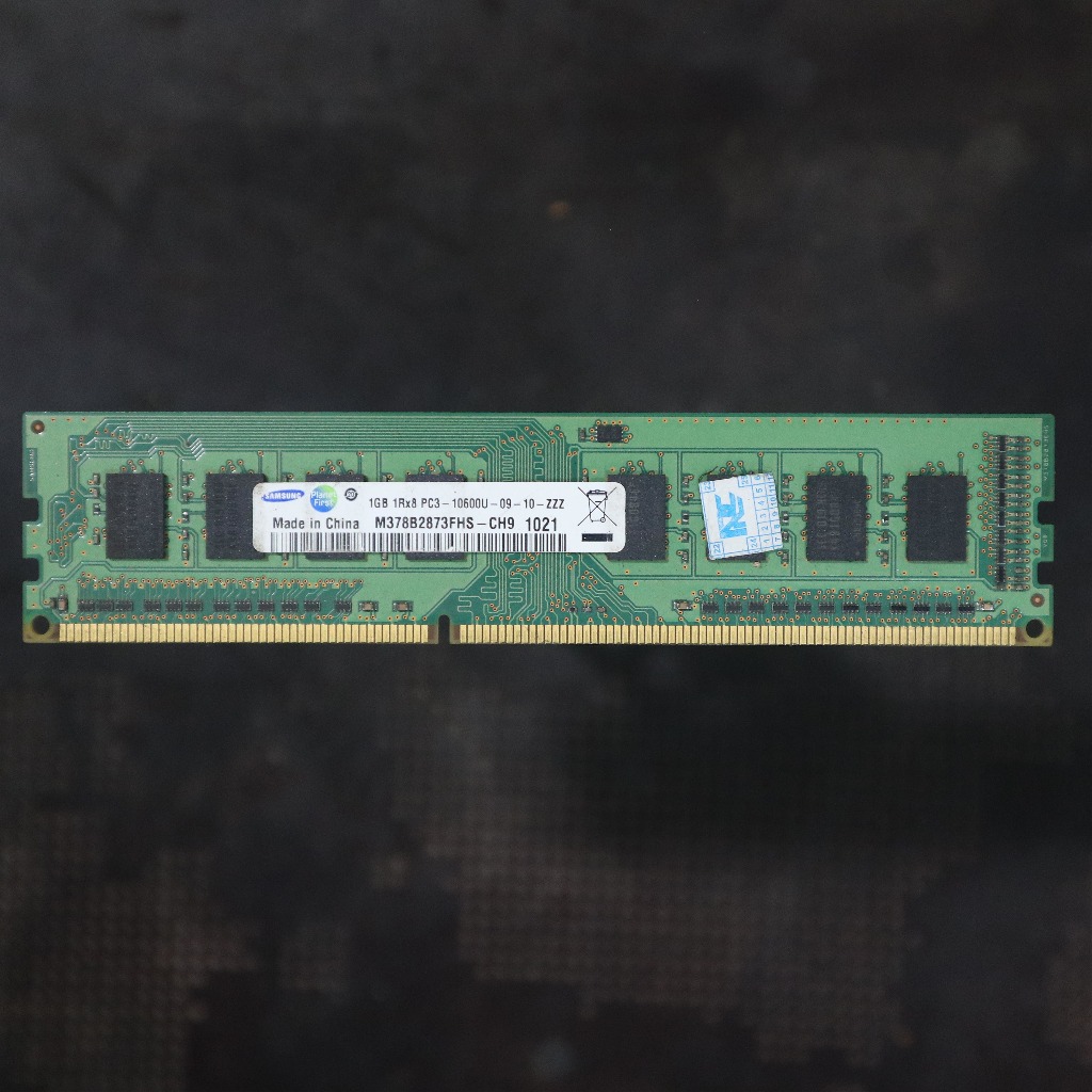RAM Komputer DDR3 samsung 1GB 1RX8 PC3-10600U – Bekas/Copotan