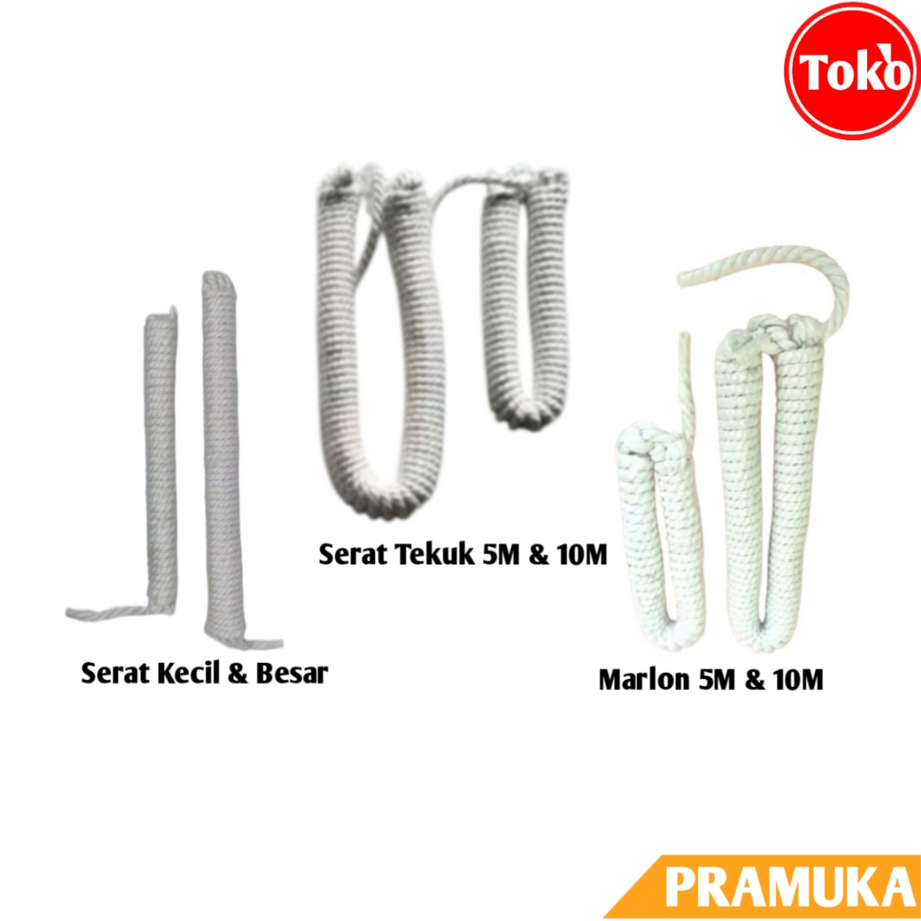 Tali Pramuka Serat & Marlon / Tali Tenda / Tali Pramuka / Tali Marlon / Tali Serat Lurus / Tali Sera