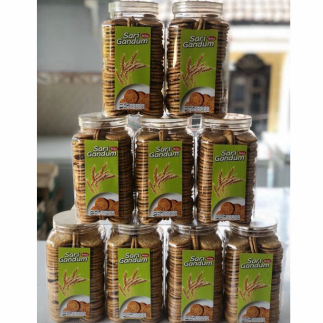 sari gandum toples snack branded viral