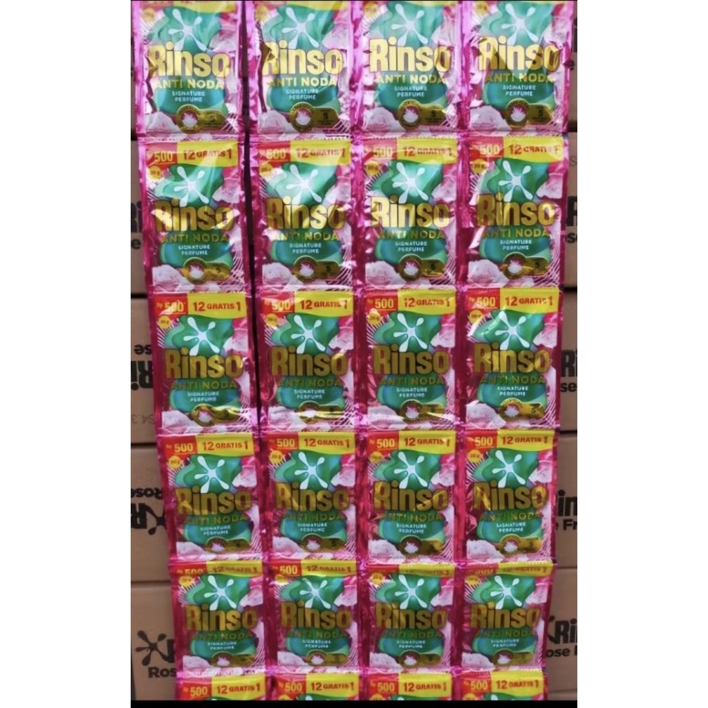 Deterjen Cair Rinso Sachet 1dus isi 8renteng