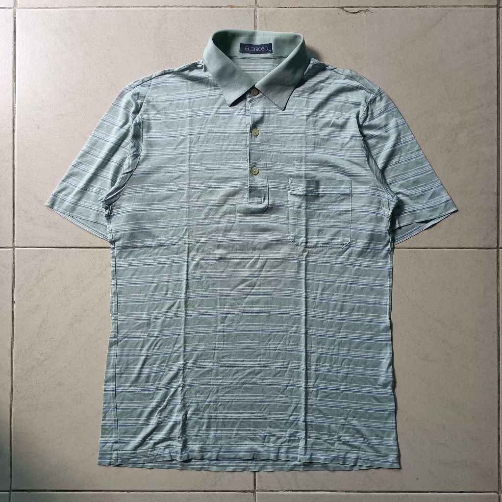 Polo Shirt Glorioso Sage Green Pria Second Original