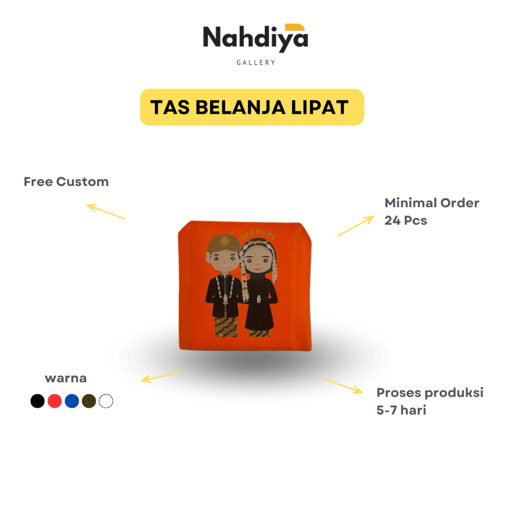 Tas Belanja Lipat Custom