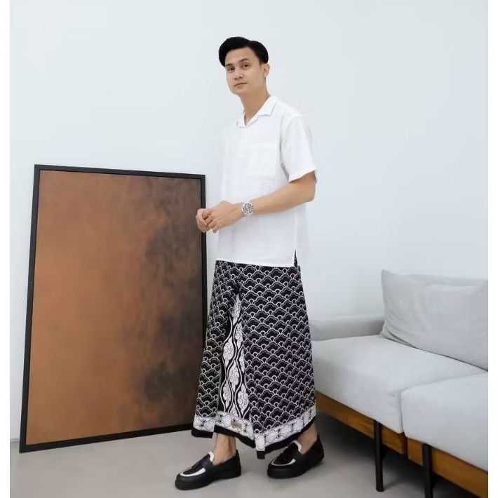 Kain Sarung Batik Katun Seno Pria Wanita Unisex Sarung Dewasa Sarung Batik Printing