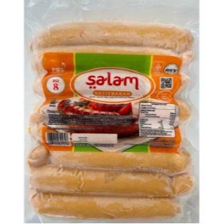 SOSIS BAKAR JUMBO ISI 8 600 GR - SALAM / Sosis Bakar Jumbo/ Sosis bakar salam
