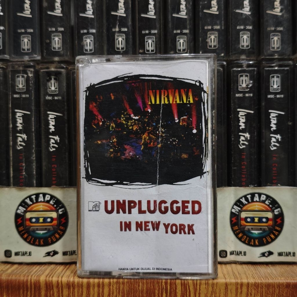 Kaset - Nirvana - Unplugged - Radio Tape - Kaset Pita - Radio - Pemutar Kaset - Retro - Classic - Ca