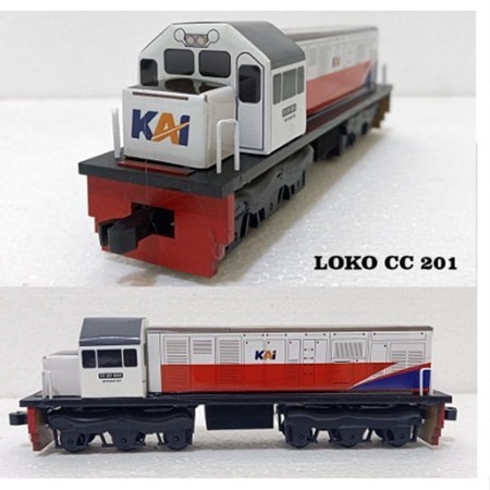 READY Kereta Miniatur /Mainan Kereta Api Indonesia Lokomotif Gerbong Kereta Api /Mainan Miniatur Lok