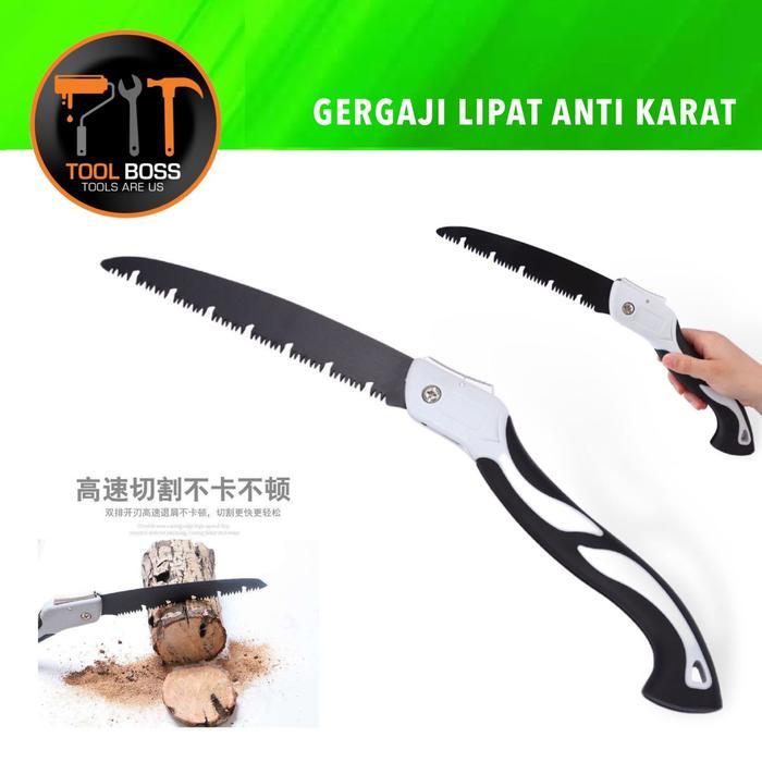 Gergaji Lipat Otomatis Anti Karat - Gergaji Dahan Kayu Design Jerman