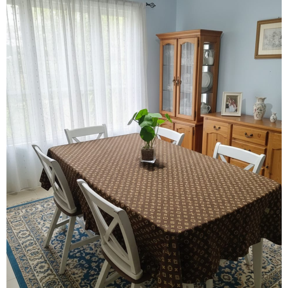 Shafiyyah.sarban Taplak Meja Makan Rempel/Rumbai