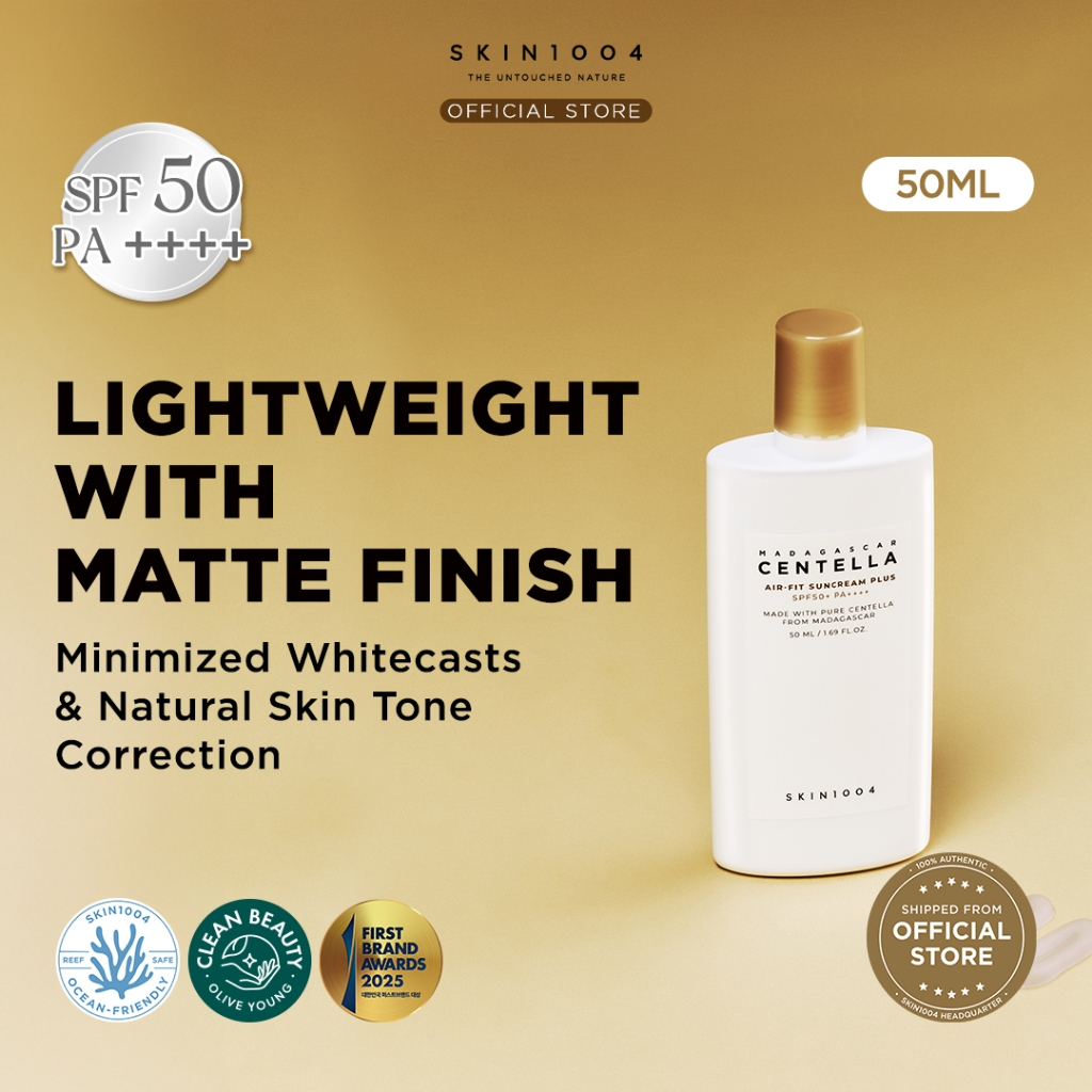 SK-IN1004 Suncream Plus SPF50+ PA++++ Melekat Kulit Sensitif Centella Asiatica 50ml