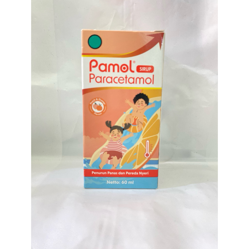 Pamol Sirup 60ML Paracetamol Obat untuk Meredakan Demam dan Nyeri pada Anak