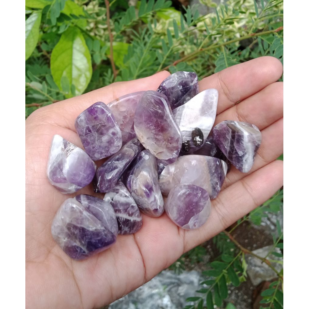 natural amethyst bahan batu akik kecubung rough.11
