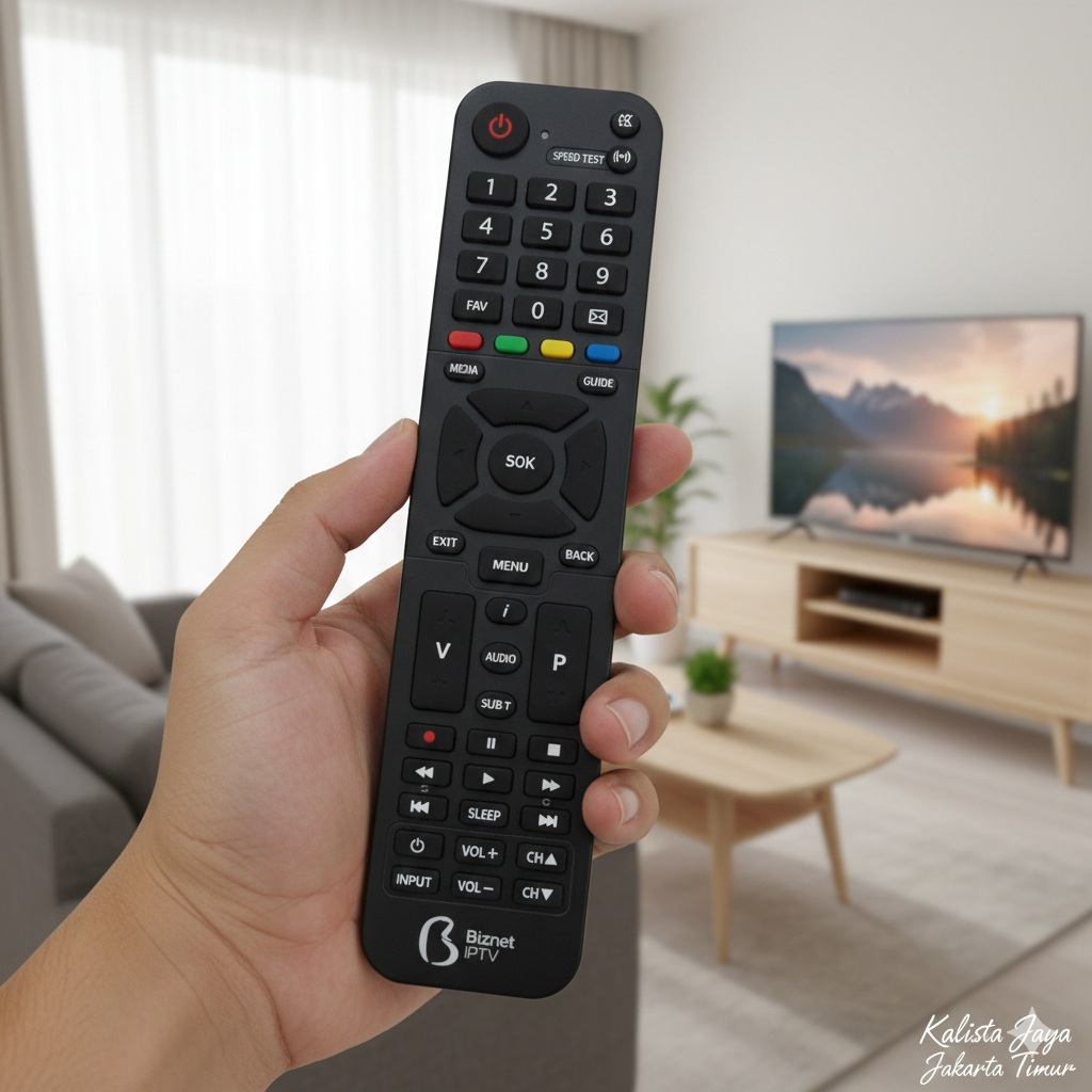 REMOTE REMOT RECEIVER PARABOLA BIZNET IPTV PANJANG ORIGINAL ASLI