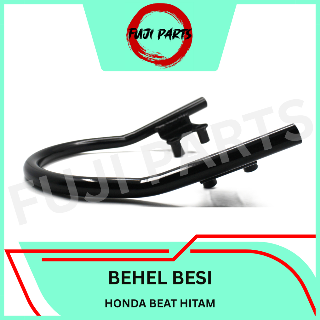 FUJI-PARTS/BEHEL-BESI/PEGANGAN-TANGAN-BELAKANG-MOTOR/HONDA/BEAT/HITAM/GRADE-ORI