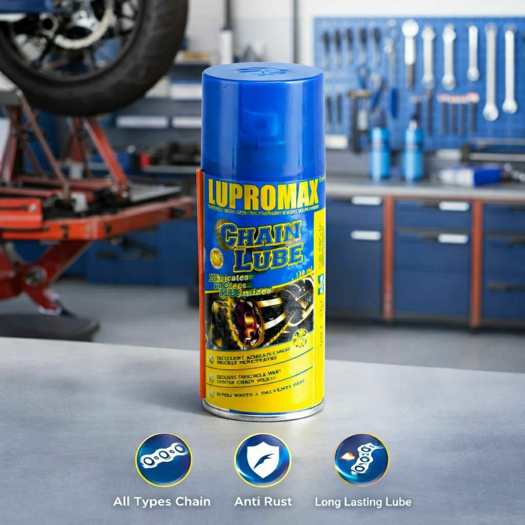 Lupromax Chain Lube Pelumas Rantai Serbaguna 110 Ml