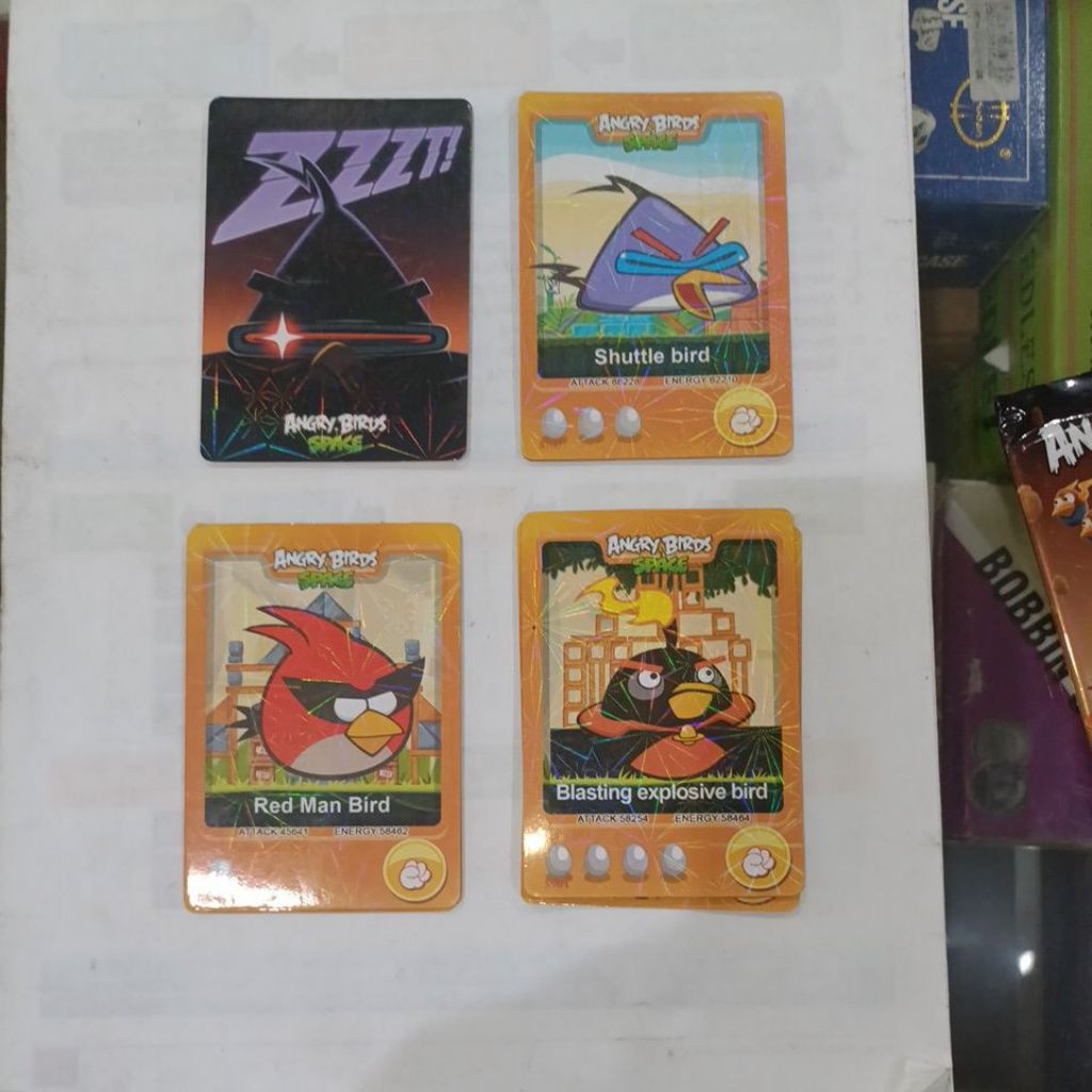Angry Birds Space hologram Trading Card Game original