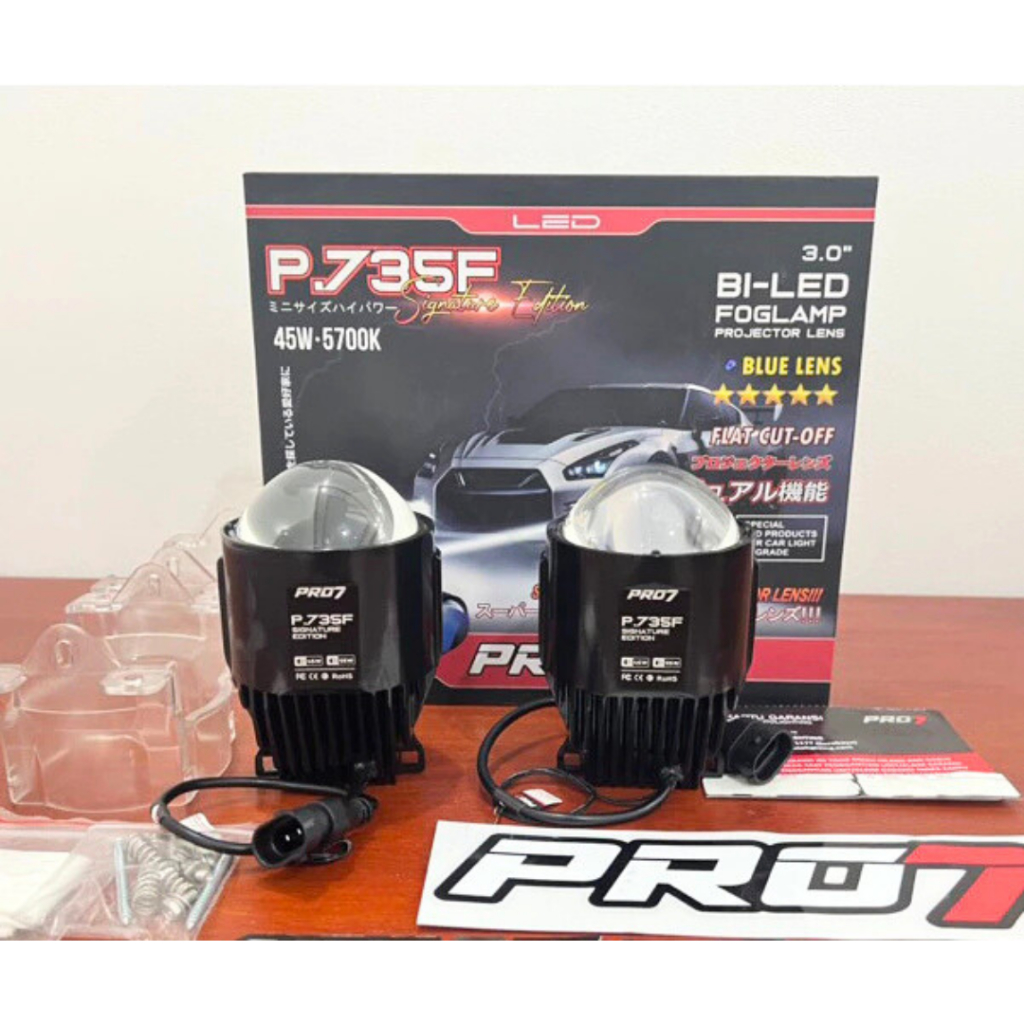 FOGLAMP BILED 735 F | P 735 F BILED FOGLAMP BLUE LENS