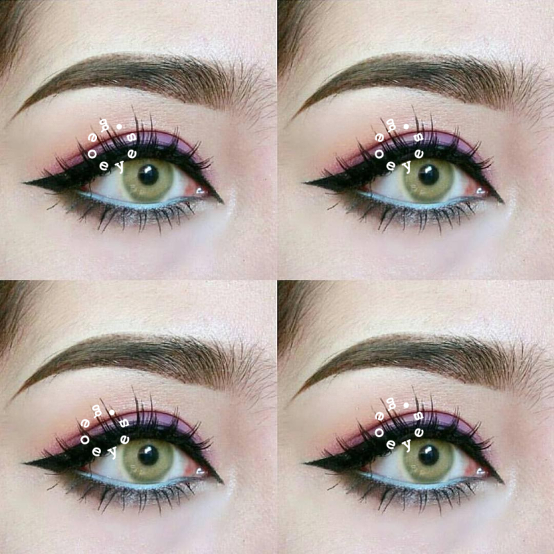 GEOEYES - Softlens Sweety Spatax Green - Softlense Bridal Hijau Natural Untuk Rias MUA Pengantin