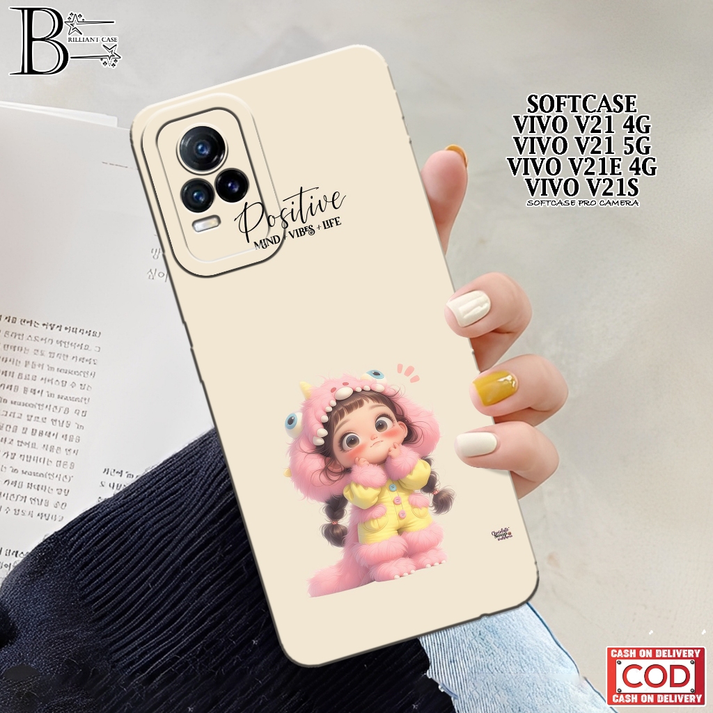 Case VIVO V21/V21e/V21s Terbaru - Fashion Case Lucu - Casing VIVO V21/V21e/V21s - Silikon Pro Camera