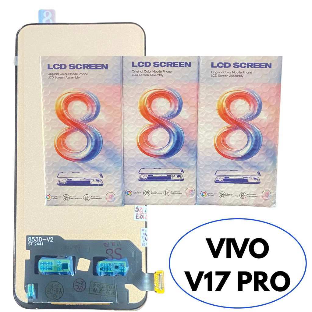 LCD ORIGINAL VIVO V17 PRO FULLSET BLACK