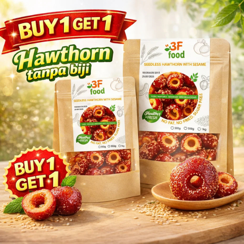 Beli 1 Gratis 1- 100g Pengawet Hawthorn Tanpa Biji/Hawthorn Manisan Cemilan /Buah hawthorn kering ha