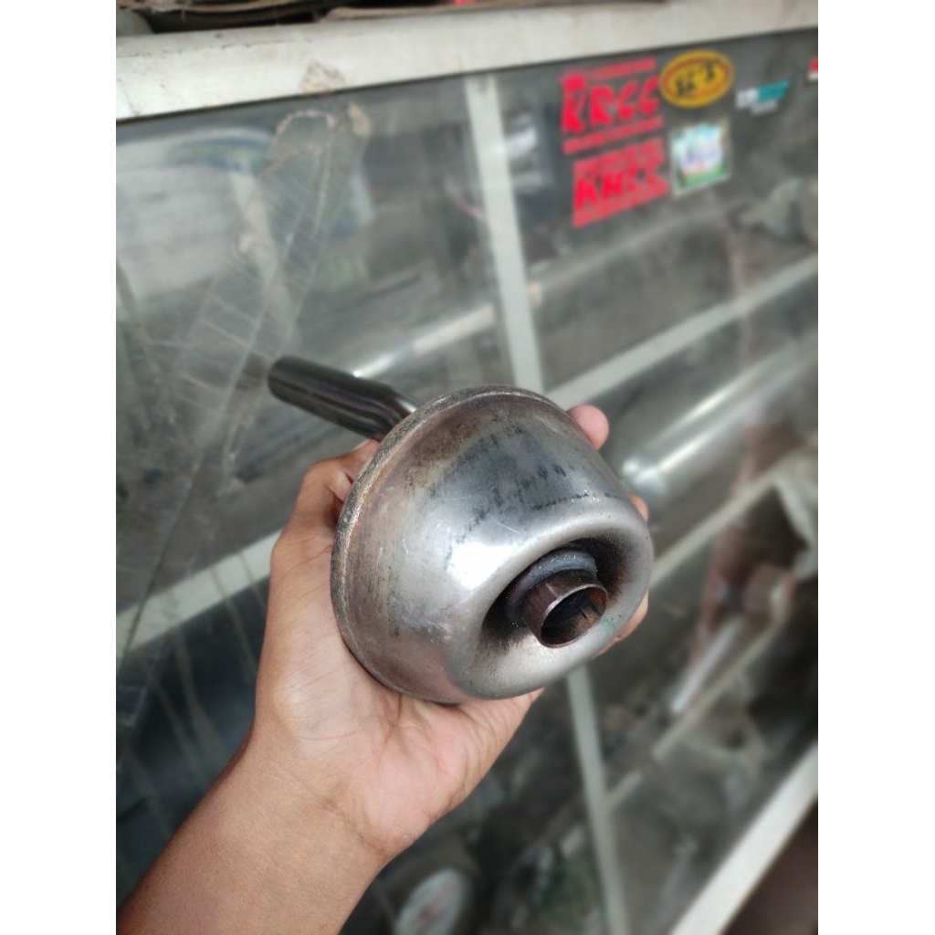 Corong Moncong tutup knalpot standar original Honda Genio, Beat Deluxe, Scoopy new 2021-25