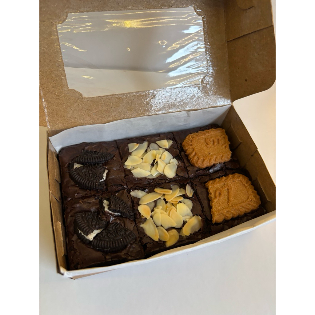 Brownies Panggang Fudgy - ukuran 15x10cm, Lembut & Gurih