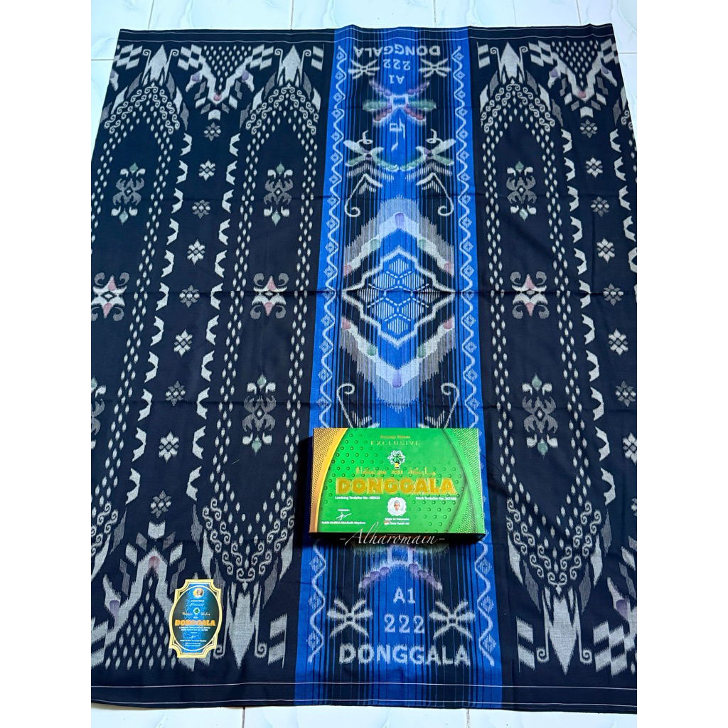 -akifabidOS- Sarung DONGGALA motif nanas motif alpukat motif manggis motif 3D sarung Donggala 100% O