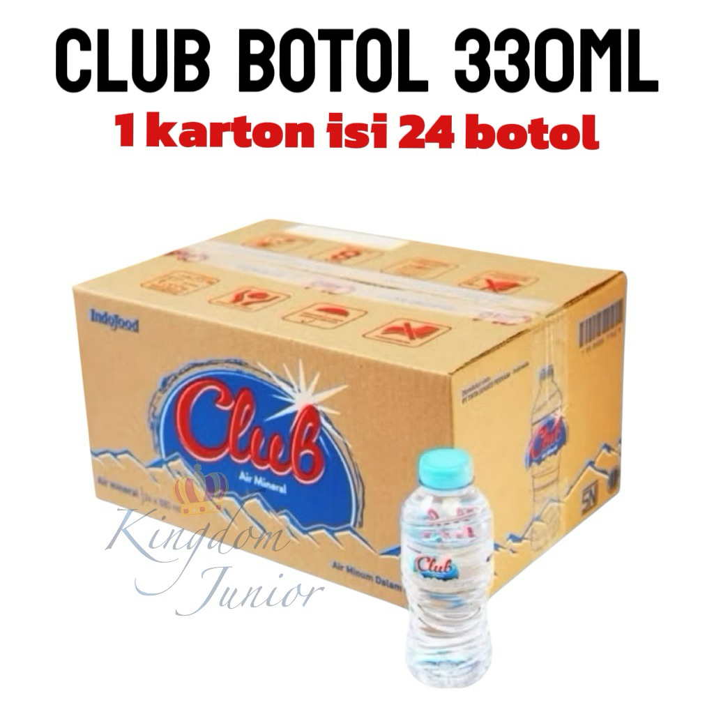 Club Air Mineral 330ml Isi 24 Pcs / Air Mineral Club Botol 330 Ml 1 Karton Isi 24 Bj / Air Minum Kem
