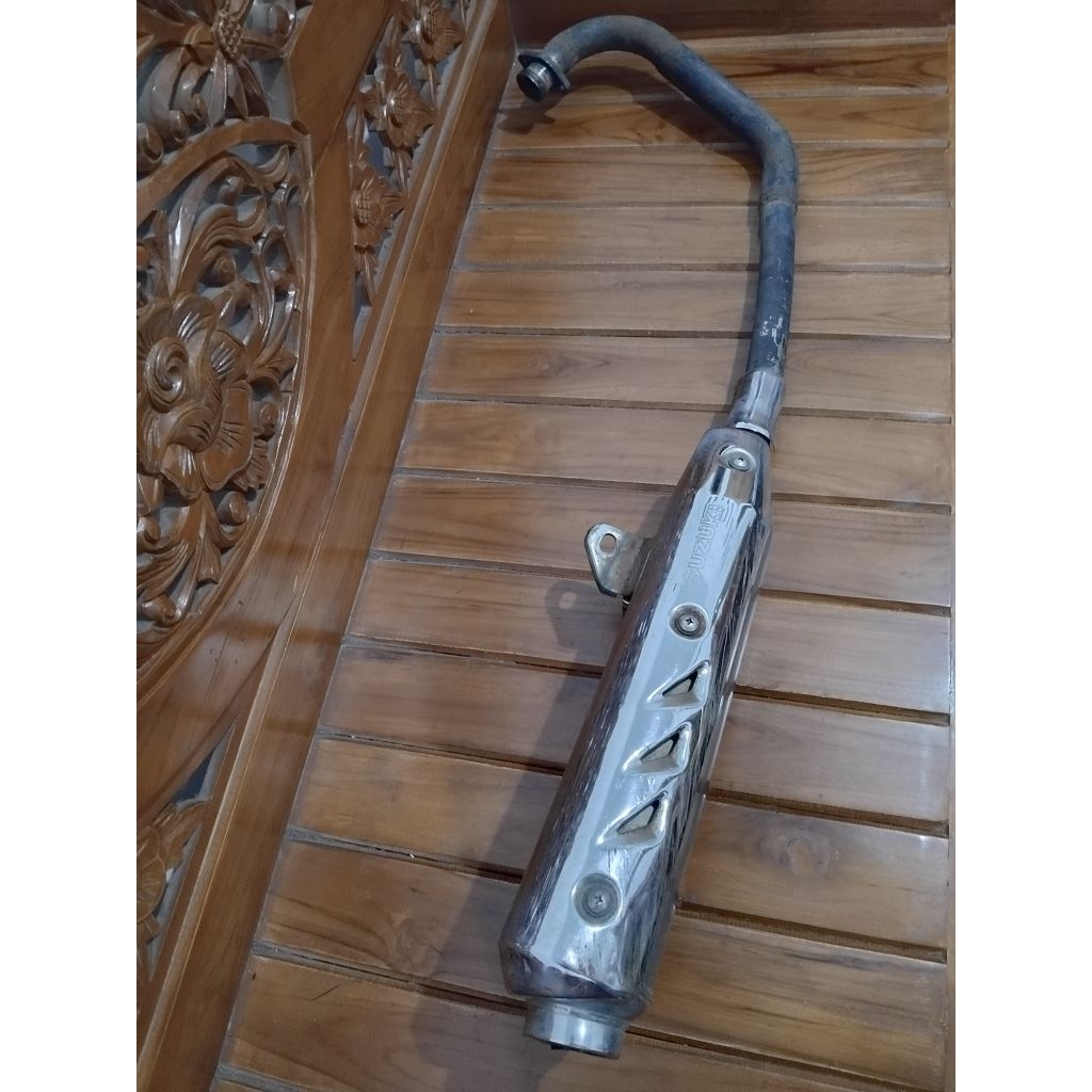 knalpot suzuki thunder 125 original copotan