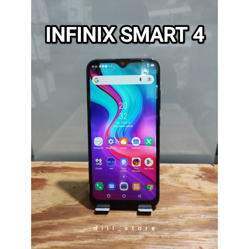 INFINIX SMART 4 6/64 GB DUAL SIM 4G LTE SECOND NORMAL SIAP PAKAI