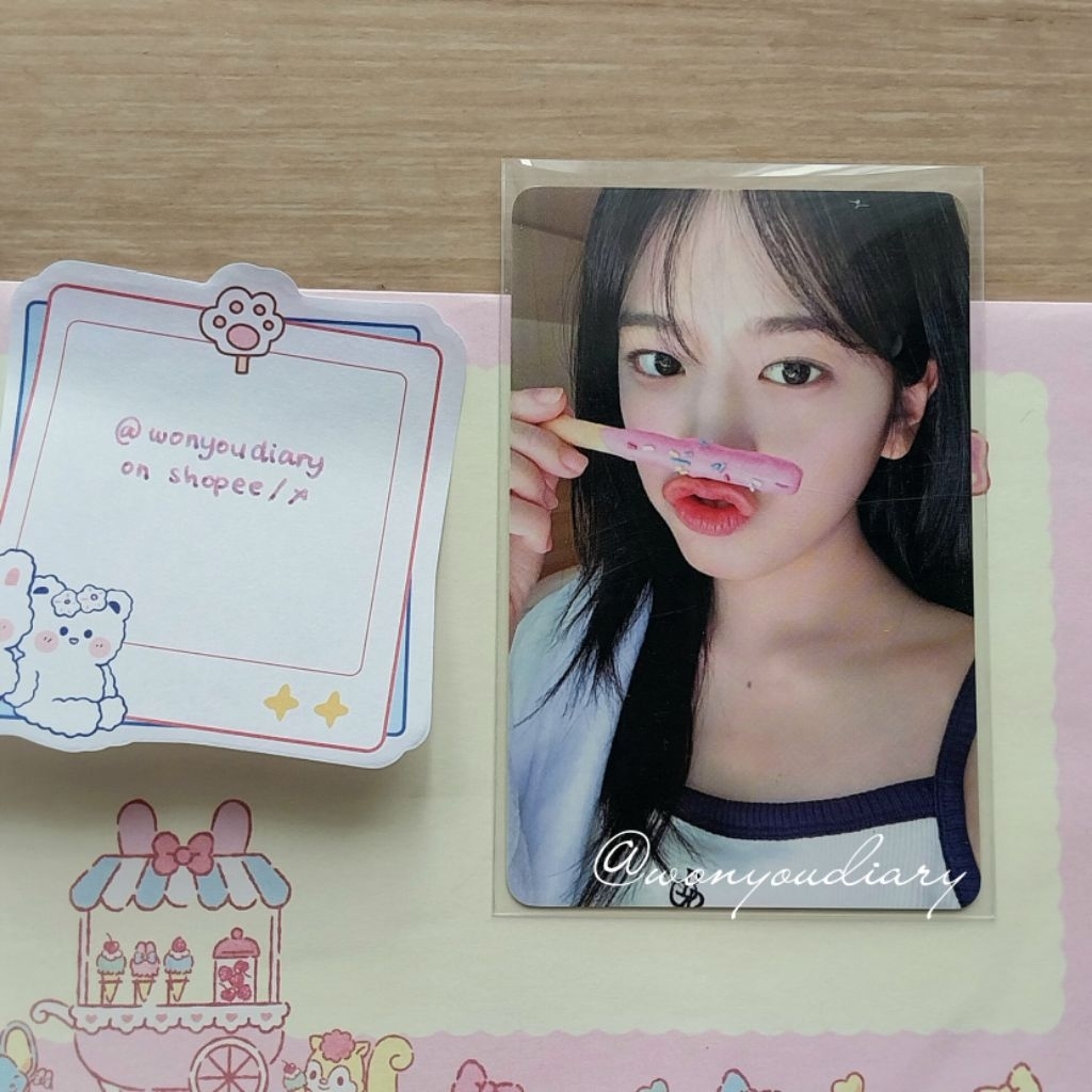pc ive yujin pepero pocky a dreamy day photobook pob withmuu official photocard
