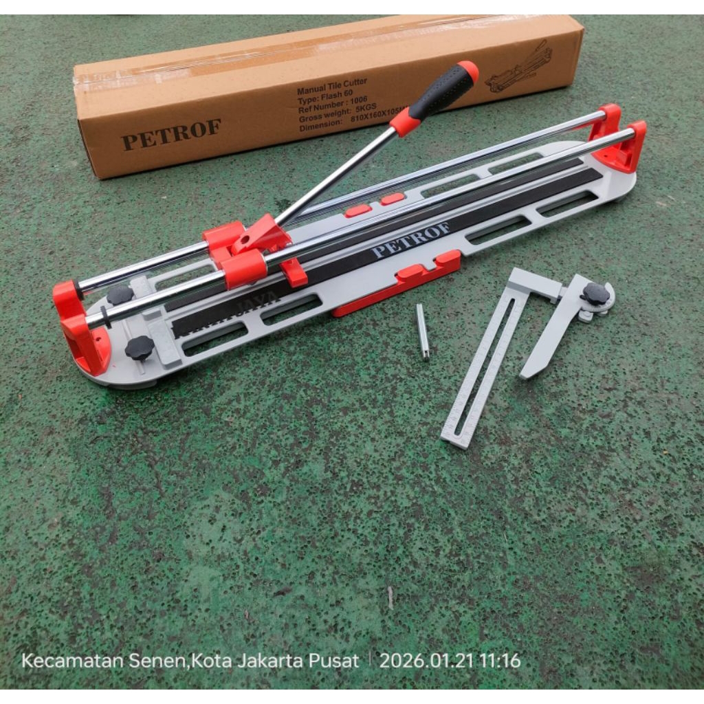 potong granit dorong petrof 60cm, model Rubi