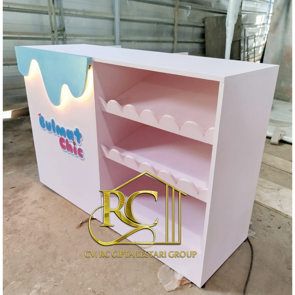 Meja Kasir I Meja Kasir Minimalis I Meja Kasir Aesthetic