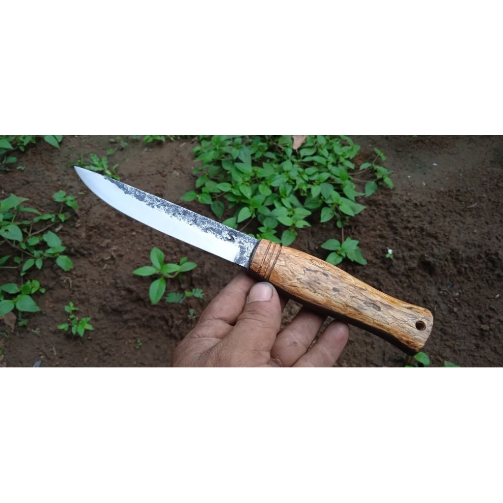 Pisau Bushcraft / puuko bahan L6 stihl Germany