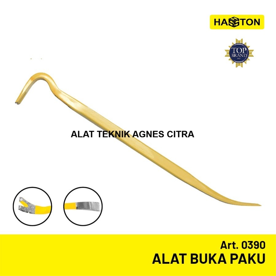 Linggis Prohex Alat Cabut Paku Crowbar Warna Kuning Ukuran 16 Inch 24 Inch 36 Inch Cungkil Cungkit 2