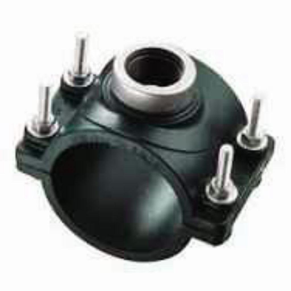 klem sadel / clamp saddle HDPE 50MM X 1"