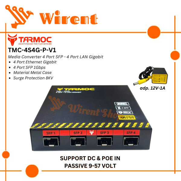 Switch 4 Port Gigabit + 4 SFP Uplink POE | Switch Hub 4 Port Unmanaged