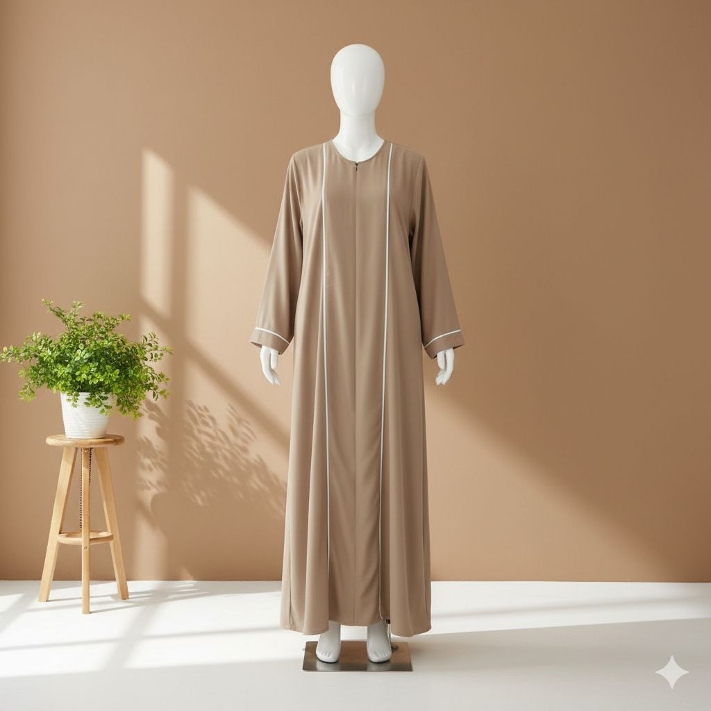 Abaya Qiana Arabian Turki Terbaru 2026 Gamis Modis Crinkle AirFlow Nyaman Adem Baju Abaya Remaja Mus